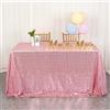 ShinyBeauty Tovaglia di paillettes 150x260cm (60 x102) - Rosa rosa glitter rettangolare tovaglia per matrimonio/compleanno/festa Decor
