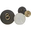 DRW Applique da Parete con Cerchi in Metallo 38 x 5 x 66 cm, Vari, Grande