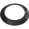 S&M S & M 485213 Coperchio smaltato nero 900 °c-ø 150 mm-Rosetón per tubi di stufe e caminetti