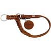 HUNTER Collare da allenamento Solid Education, 50 morbida vera pelle di mucca, cognac