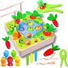 Felly Giochi Bambini 1 2 Anni, Giocattoli Montessori Educativi in Legno, Gioco di Pesca per Bambino Bambina, Regali Natale Bambini1 2 3 4 5 Anni Ragazze Ragazzi