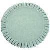 Eurofirany Set di tovagliette per 6 persone, 6 pezzi, rettangolare, rotondo, menta, 38 cm