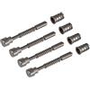 Windhager Set perni a Molla per finestre antiinsetto, per finestre in Legno con Protezione dalle intemperie, 4 Pezzi, Argento, 03628
