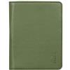 RHODIA 211003C - Portablocco e portadocumenti N°11 Verde Salvia - per Bloc-Notes e taccuini in Formato A7 (7,4x10,5 cm) - Simil Cuoio Italiano Premium - Collezione