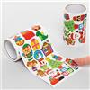 Baker Ross FE859 Adesivi dell'officina di Babbo Natale - Confezione da 600, Adesivi per Bambini, Ottimi per la Produzione di Biglietti e per lo Scrapbooking