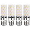 Akynite Lampadine Mais E27 LED 12W Luce Naturale 4000K, 1450LM, Equivalente Alogena E27 100W, 360° Luce, AC 220V, per Lampada Plafoniere, non dimmerabile, set di 4