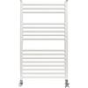 Fondital Termoarredo Scaldasalviette in alluminio bianco 860/550 Fondital COOL Interasse 55 cm