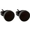 Liebeskind Berlin orecchini a bottone LJ-0067-E-07 acciaio inossidabile IP nero