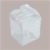 LUCGEL 25 Pz Scatola Astuccio Porta 1 Vasetto Salse Creme per Confezione Regalo Trasparente 90x90H100mm
