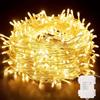 Hoteril Luci LED Batteria, 15M Catena Luminosa a 130 LED 8 Modalità