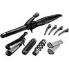 Remington Kit Multistyler - Piastre per styling reversibile, Ferro arricciacapelli da 19 mm, Spazzola Rotonda e Accessorio per Arricciare a Spirale, Fermagli per Capelli, S8670
