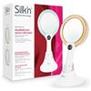 Silk'n MirrorLumi - Specchio a LED per Uso Manuale o su Base - Ingrandimento Fronte/Retro: 1x e 5x - Bianco - 1 Pezzo