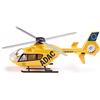 Siku 2539, Elicottero di soccorso, 1:55, Metallo,Plastica, Giallo, Rotori mobili