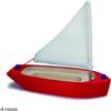 Barchetta a vela Glückskäfer, 4 rosso