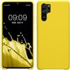 kwmobile Custodia Compatibile con Huawei P30 Pro Cover - Back Case per Smartphone in Silicone TPU - Protezione Gommata - giallo radiante