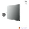 Baden Haus Specchio LED righe intarsiate retroilluminato 90X100 reversibile