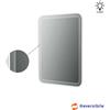 Baden Haus Specchio retroilluminato LED righe 90X74 reversibile