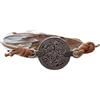 Generic ★ Bracciale BOHO BOHEMIAN DISC & NATURE LEATHER ★, unisex, regolabile, perlina scorrevole