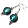 ThurColas Orecchini con perle in vetro stile chic boho acciaio inox fatti a mano in Francia