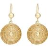 Vera Navarro Handmade VERA NAVARRO - Orecchini Mandala Intrecciati in Oro Vegetale - Ø 20 mm - Cerchi Dorati - 100% Naturali Fatti a Mano - Bigiotteria Fatta a Mano - Originali