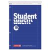 BRUNNEN Baier & Schneider Student - Quaderno con dorso spiralato, 4 fori, 70 g/mq, A4, fogli a righe