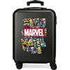 Marvel, Comic Trolley Rigido Cabina 55m Ragazzo, Nero, 38x55x20