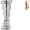 The Bars Misurino Jigger per Cocktail, Acciaio Inox, 15/30 ml, Made in Italy