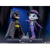 Sideshow BATMAN & JOKER Tim Burton 1989 Mini Co. Iron Studios Mini Heroes Sideshow Statue