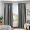 Deconovo Tende Oscuranti per Interni 2 Pezzi, Tende Moderne per Soggiorno e Camera da Letto, 140x290 CM (Larghezza x Altezza), Grigio Chairo