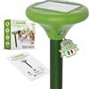ISOTRONIC Solar Maulwurfabwehr 3 in 1 Vibrasonic mit Vibrationsmotor solarbetrieben Wühlmausfrei Wühlmausschreck Wühlmausvertreiber Wühltierfrei Maulwurfschreck Schlangenabwehr (1 p)