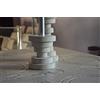 Generic set di due candelabri in pregiato Marmo di Carrara