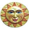 VASERIE RINALDI S.R.L. CERAMICA VIETRESE ARTISTICA ITALIANA DIPINTA A MANO, PANNELLO DA PARETE SOLE; DIAMETRO CM. 30, PROFONDITA' CM. 5.