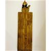 Generic Woodcraft Venice, Vassoio gatto in legno, con fiocco e campanello, 38x11,5x2 cm, fatto a mano, artigianale, idea regalo