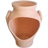 VASERIE RINALDI S.R.L. PORTAOMBRELLI APERTO IN TERRACOTTA FATTO A MANO SUL TORNIO; ALTEZZA CM. 55, DIAMETRO CM. 33.