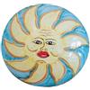 VASERIE RINALDI S.R.L. PANNELLO A MURO "SOLE" DECORATO - CERAMICA ARTISTICA DI VIETRI DIPINTA A MANO (MAIOLICA) - MADE IN ITALY; DIAMETRO CM. 35, PROFONDITA' CM. 7.