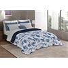 Italian Bed Linen MB HOME ITALY Trapunta Invernale in Microfibra, Foglie, Singolo