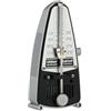 Wittner Metronomo Taktell Piccolo Serie 830 - Custodia in plastica - Senza campana - Color argento - Meccanico a carica - Non sono necessarie batterie - Made in Germany