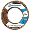 Electraline 13152 Cavo Unipolare FS17, Sezione 1 x 2.5 mm², Marrone, 25 m