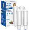 GOLDEN ICEPURE Filtro acqua per macchina da caffè Compatibile Con Krups F088 Pro Aqua, compatibile con AEG/Melitta/Bosch/Siemens/Nivona, 4 pezzi (Attenzione: non adatto per Jura White)