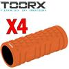 TOORX PROFESSIONAL LINE KIT MAXI RISPARMIO TOORX con 4 Rulli per massaggio ed allenamento yoga 33 cm x Ø 14 cm