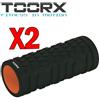 TOORX PROFESSIONAL LINE Kit Risparmio con 2 Foam Roller Rigidi 33x14 cm - Rulli Massaggianti per Yoga, Pilates e Massaggi Muscolari