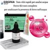 Tester e Kit rapidi, Ferro Kit test completo per analizzare la presenza di ferro nell'acqua
