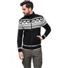 Brandit Norwegian Cardigan, Uomo, black, M