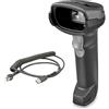 Zebra DS2208 - Scanner imager 1D, 2D, Multi-interfaccia, Kit con cavo USB spirale. Colore nero.