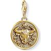 Thomas Sabo Pendente a Medaglione da Unisex Argento Sterling 925, Ariete, oro
