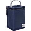 BÉABA - Borsa Termica Portapasto per Neonati, Contenitore Molto Capiente, Tasca per Biberon, Borsa per Trasportare Pasti Completi, Pieghevole, Materiale Morbido e Impermeabile, Blu Marino