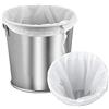 WANTOUTH 2 sacchetti filtranti in poliestere, filtro a luppolo, sacchetti per latte di noci, riutilizzabili, con coulisse, 100 micro maglie sottili, per vino, caffea, succo di frutta, marmellata