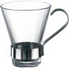 BORMIOLI ROCCO Ypsilon tazza caffè manico inox 110ml Ø mm 67x80h (minimo 6 pezzi)