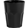 WAF Drink rox bicchiere 290ml base ottagonale FM-65PP-NERO ROX-BDPPC1201 (minimo 15 pezzi)