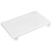 EUROCEPPI Tagliere polietilene bianco con 2 fermi applicati cm 50x40x2h